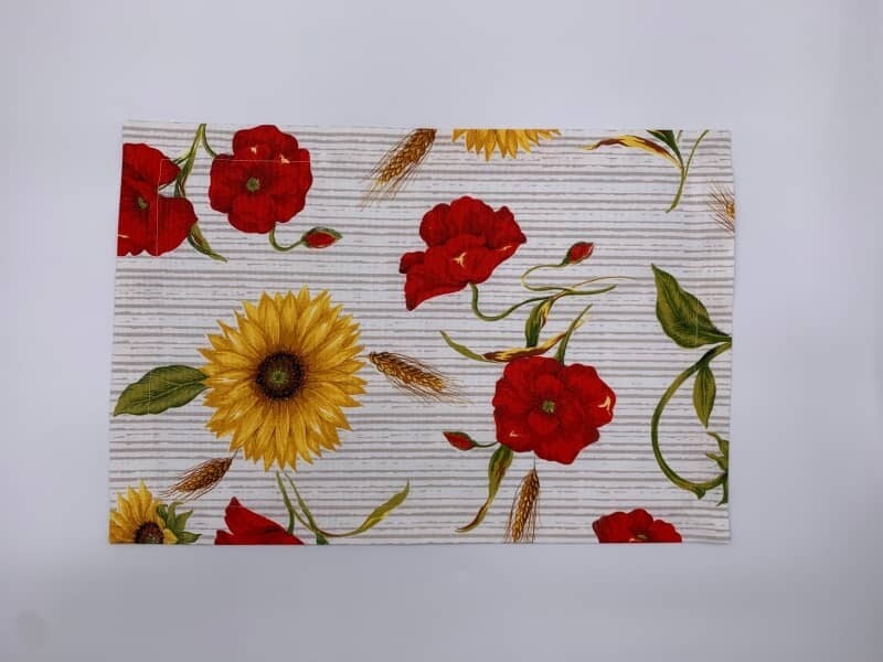 Tovagliette Americane stampa Girasoli e Papaveri