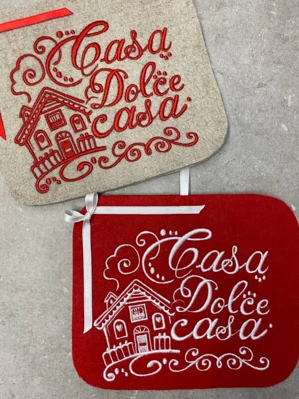 Targa decorativa "Casa Dolce Casa"