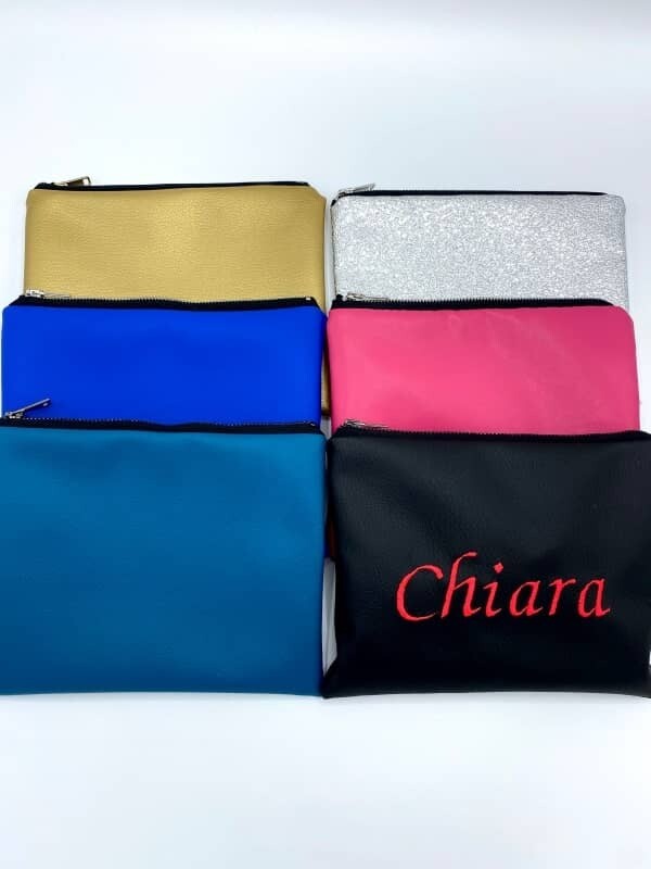 Pochette in Ecopelle ARGENTO OPACO