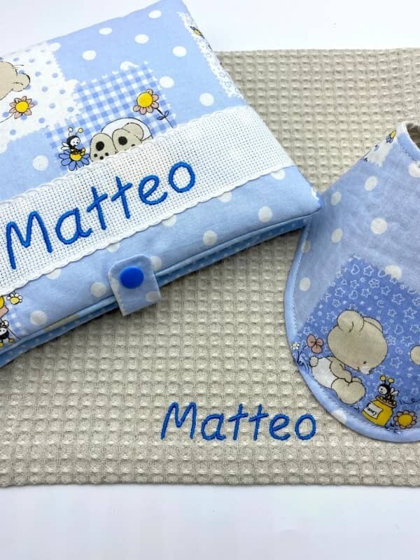 Kit Regalo Nascita Azzurro