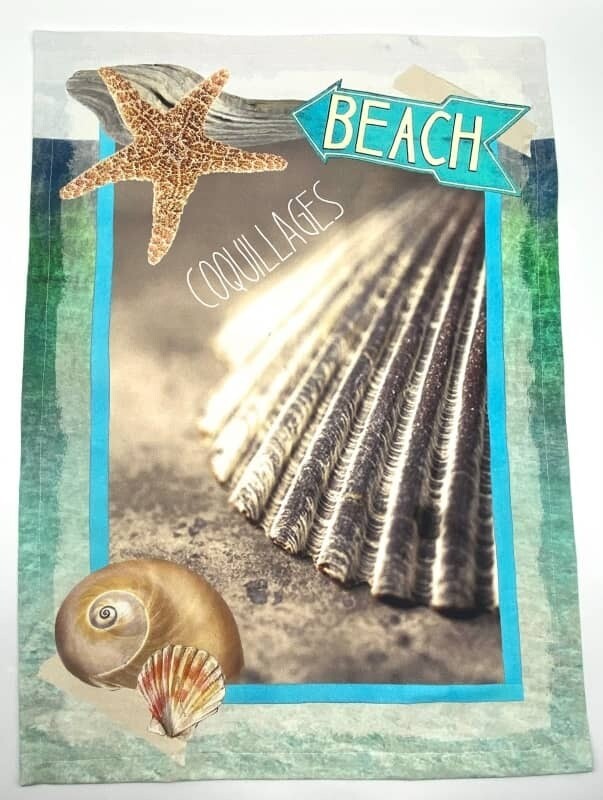 Strofinaccio Mare con Conchiglia
