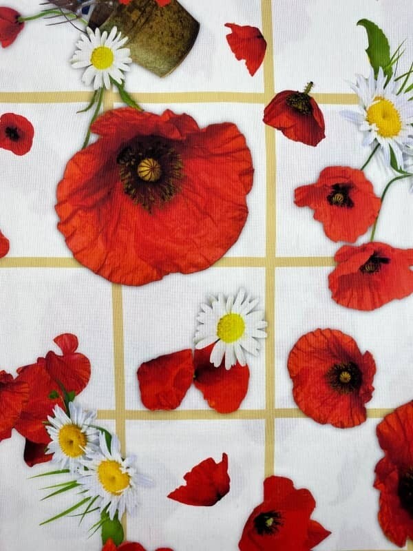 Tovagliette Americane stampa Papaveri e Margherite