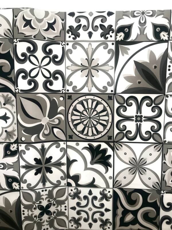 Tovagliette Americane stampa Astratto Nero Bianco