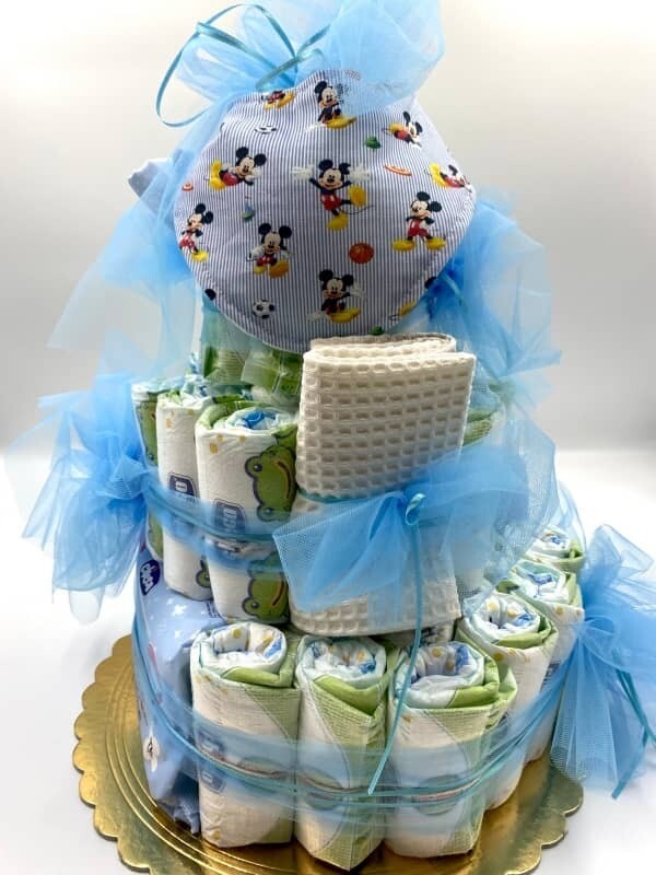 Torta di Pannolini per Bambino