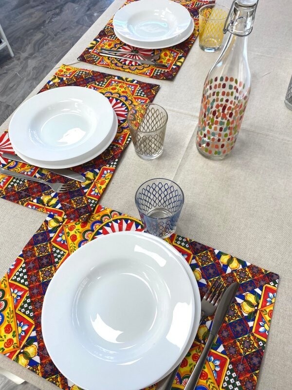 Tovagliette Americane stampa Limoni Sicilia