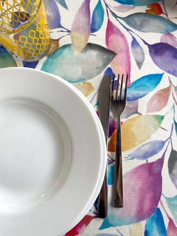 Tovaglia Resinata fantasia Acquerello