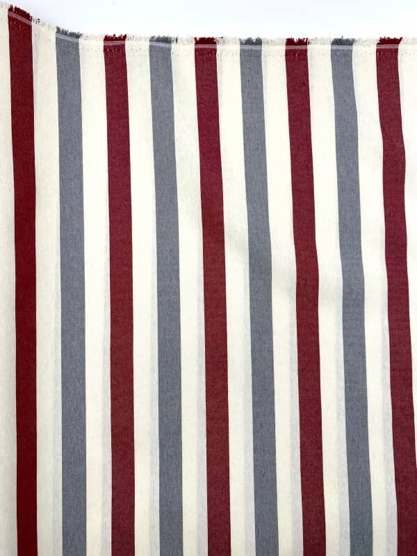 Tessuto Teflon a Righe Rosse Tessuto Teflon a Righe Rosse