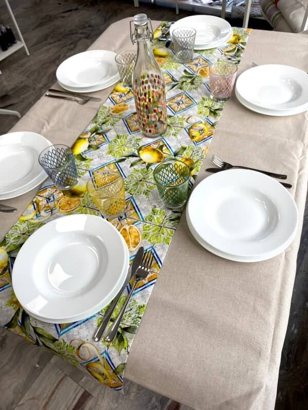 Runner stampa Limoni