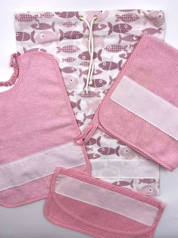 Kit Asilo Rosa con Pesciolini