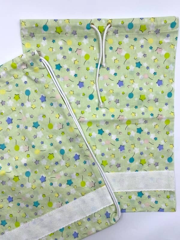 Sacca Verde con Stelline