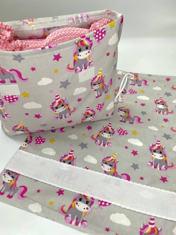 Maxi Porta Bavaglini con Unicorni