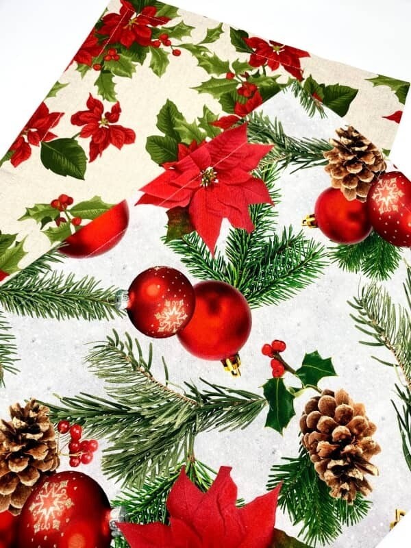 Strofinacci Natalizi con Stelle di Natale