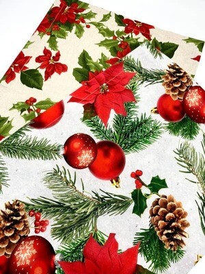 Strofinacci Natalizi con Stelle di Natale
