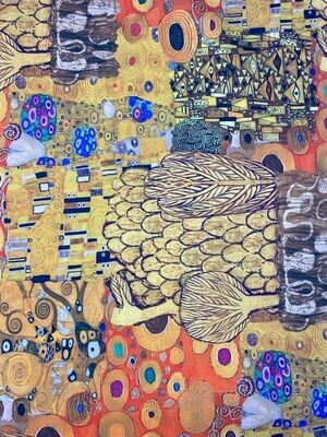 Tessuto Antimacchia ispirazione Klimt