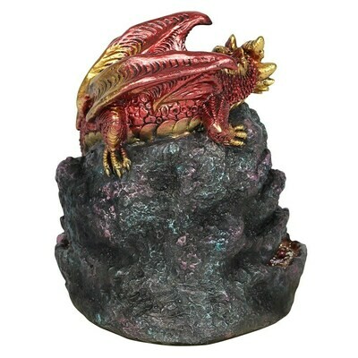 Red Dragon Backflow Incense Burner