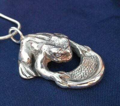 Waters of the Moon Toad - Sterling Silver Pendant
