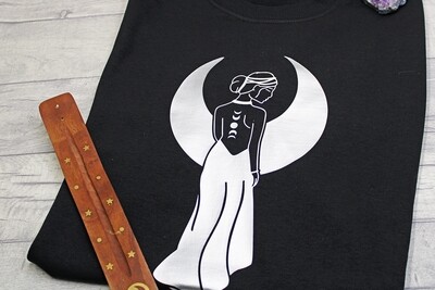 Moon Goddess Cotton T-Shirt