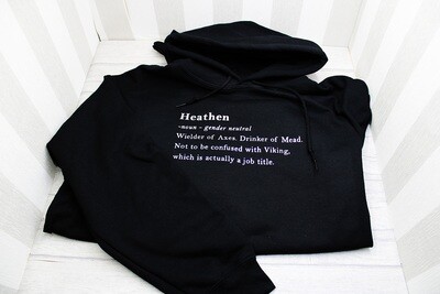 Heathen Definition Heavy Cotton Hoodie