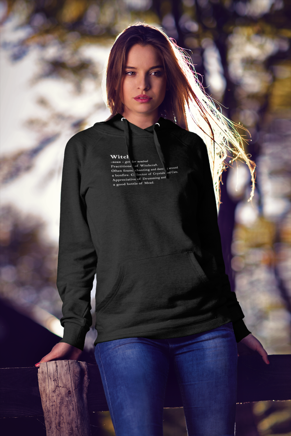 Witch Definition Heavy Cotton Hoodie