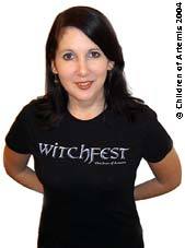 Witchfest black short sleeved skinny T-shirt