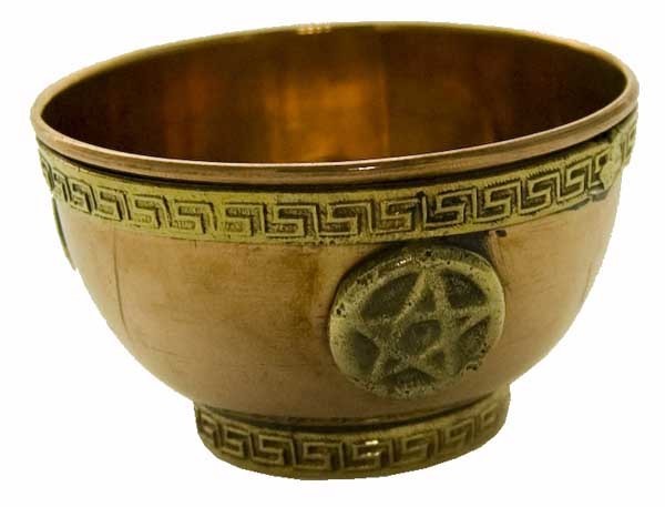 Pentagram Copper Bowl