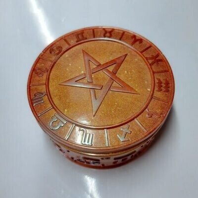 Horoscope Pentagram Trinket Box