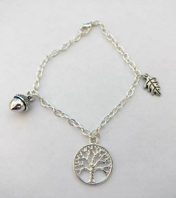 Spirit of the Forest Chain Charm Bracelet