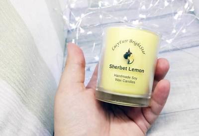 Sherbet Lemon Soy Candle