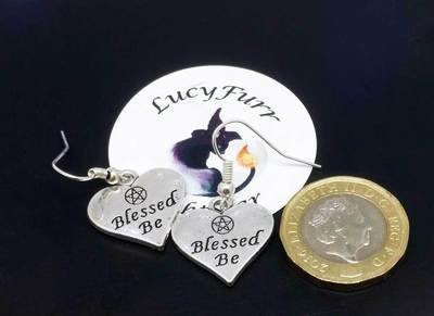 Blessed Be Dangle Earrings