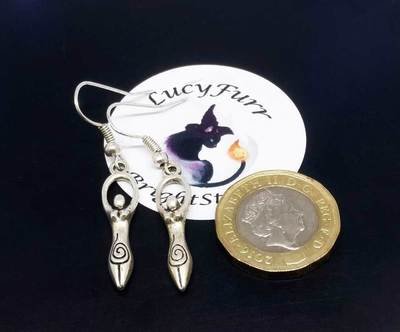 Goddess Dangle Earrings