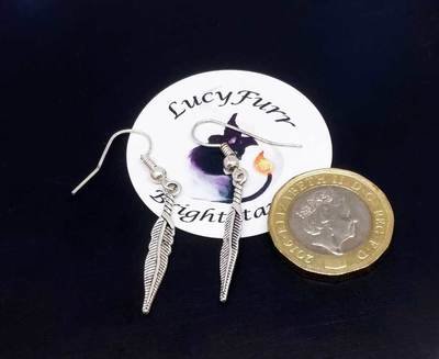 Feather Dangle Earrings