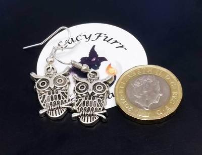 Owl Dangle Earrings