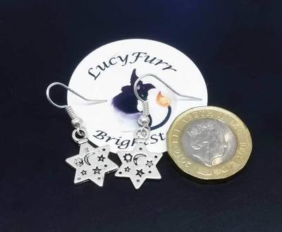 Star Dangle Earrings