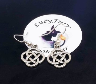Celtic Knot Dangle Earrings