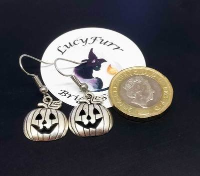 Pumpkin Dangle Earrings