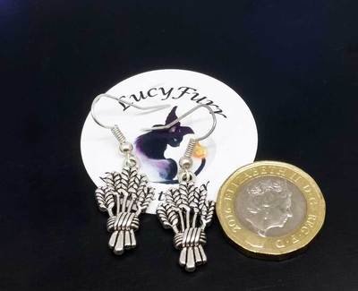 Wheat Sheaf Dangle Earrings