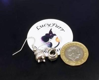 Witches Cauldron Dangle Earrings