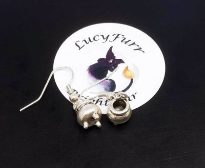 Witches Cauldron Dangle Earrings
