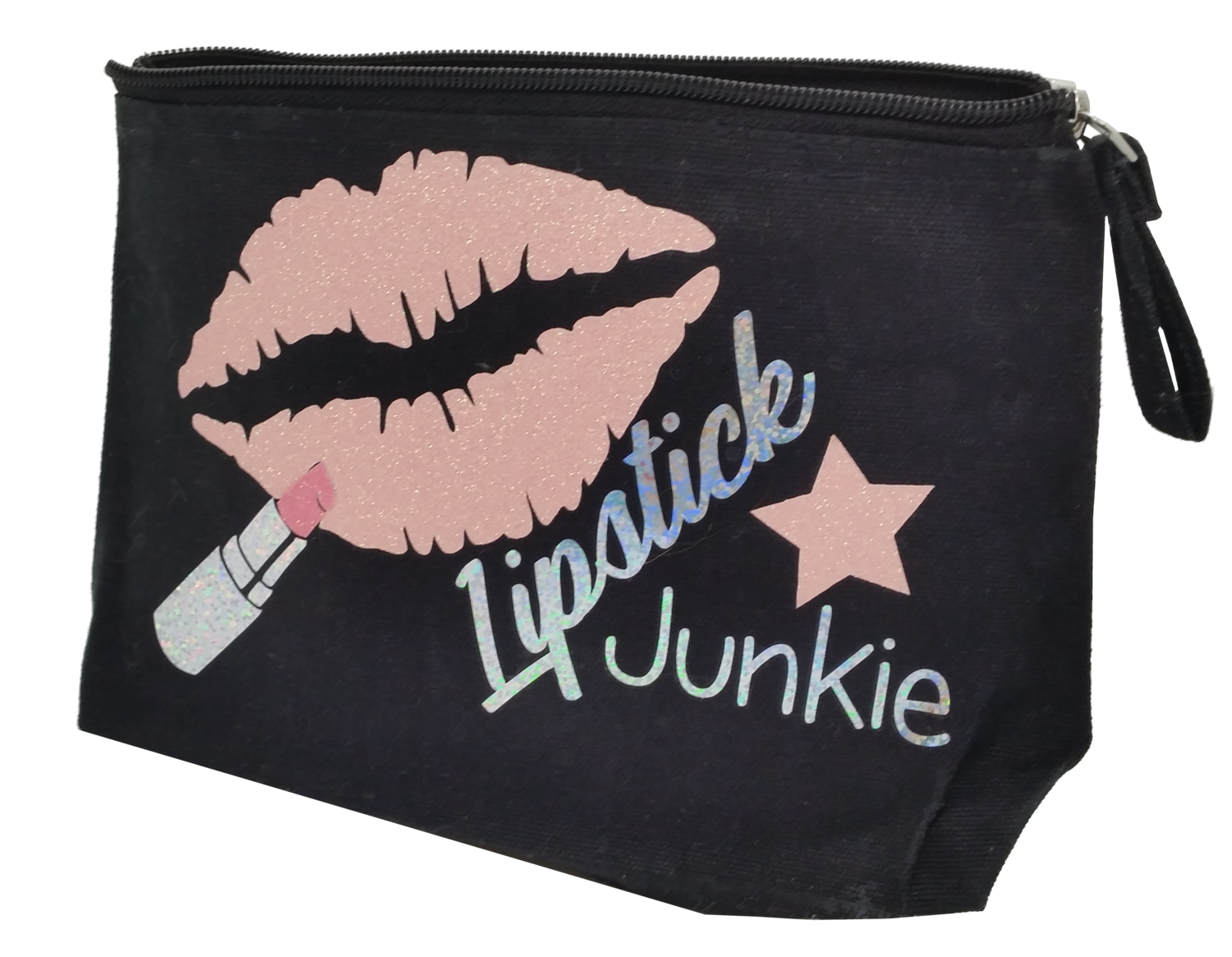 Lipstick Junkie - make up - cosmetic bag decal