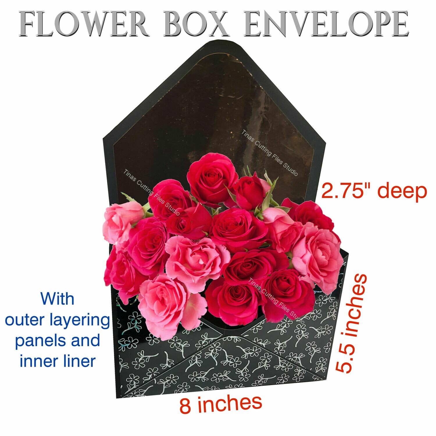 Free Free Flower Box Envelope Svg