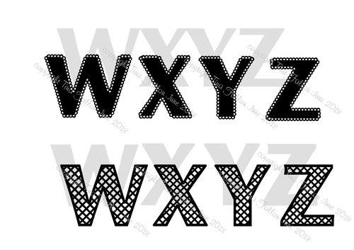 W to Z Alphas in both Lattice and Scalloped versions