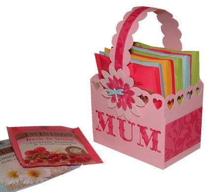 Mum Mini Basket - chocolates, teabags etc