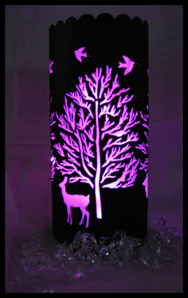 Christmas - Forest Tree and Deer Lantern