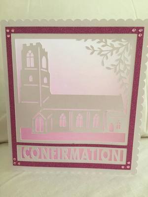 Church Card template - Confirmation - studio file