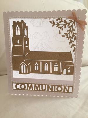 Church Card template - Communion - studio file