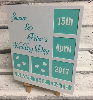 Save The Date card template