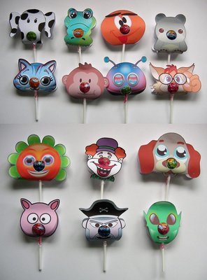 Chupa Chups Animal and Character lolly holders set of 14 Print n Cut JPEG