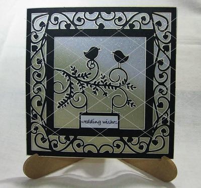 Love Birds Card template - Romance,Wedding,Engagement, Invitations Valentinesetc