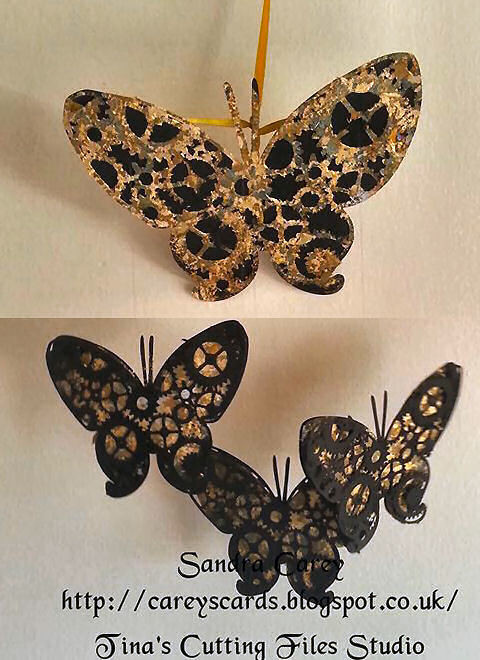 Steampunk Butterfly Topper