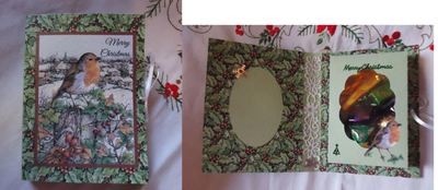 Christmas Robin Combined Card-Box PNC